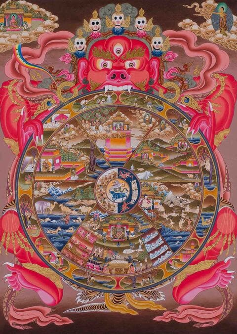 Yama et la roue du samsara