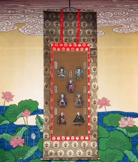 les sept patriarches du Jōdo Shinshū