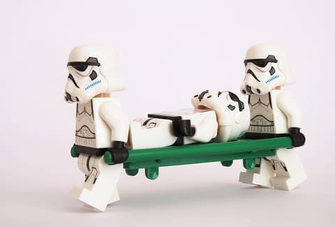 Des stormtroopers ambulanciers